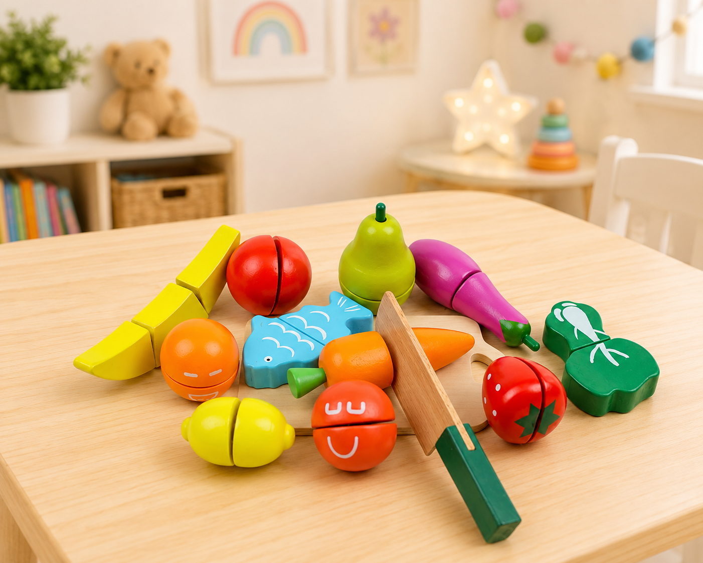 Balde de frutas y verduras