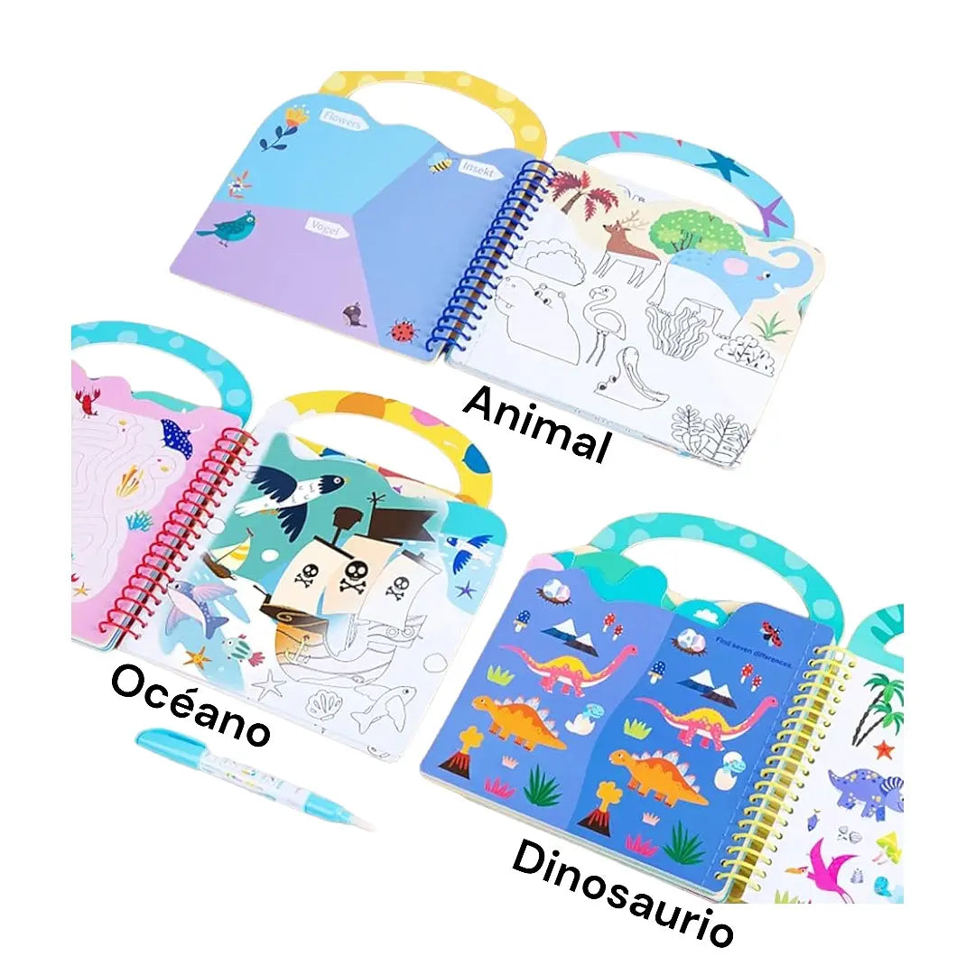 Libro para pintar con agua
