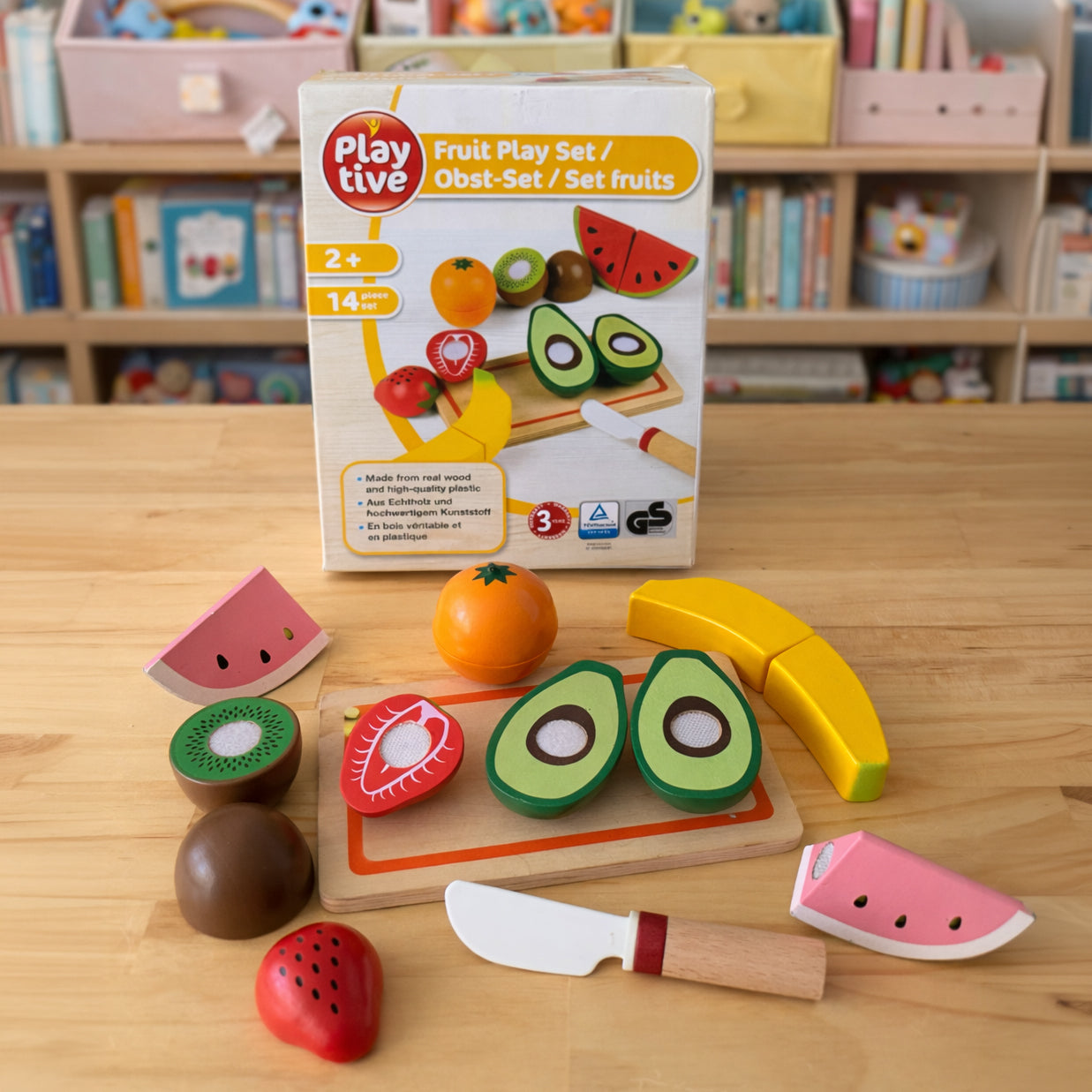 Set frutas y verduras 14 piezas