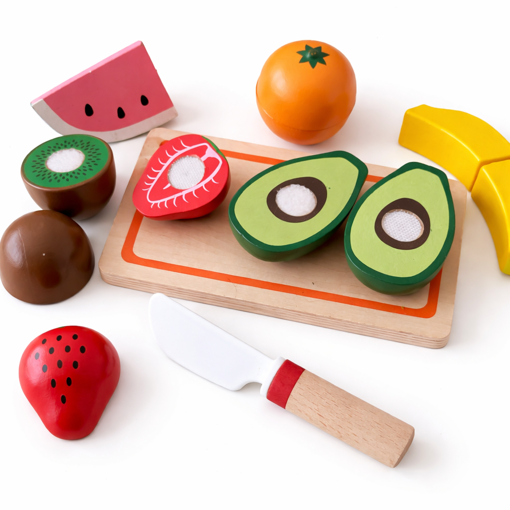 Set frutas y verduras 14 piezas
