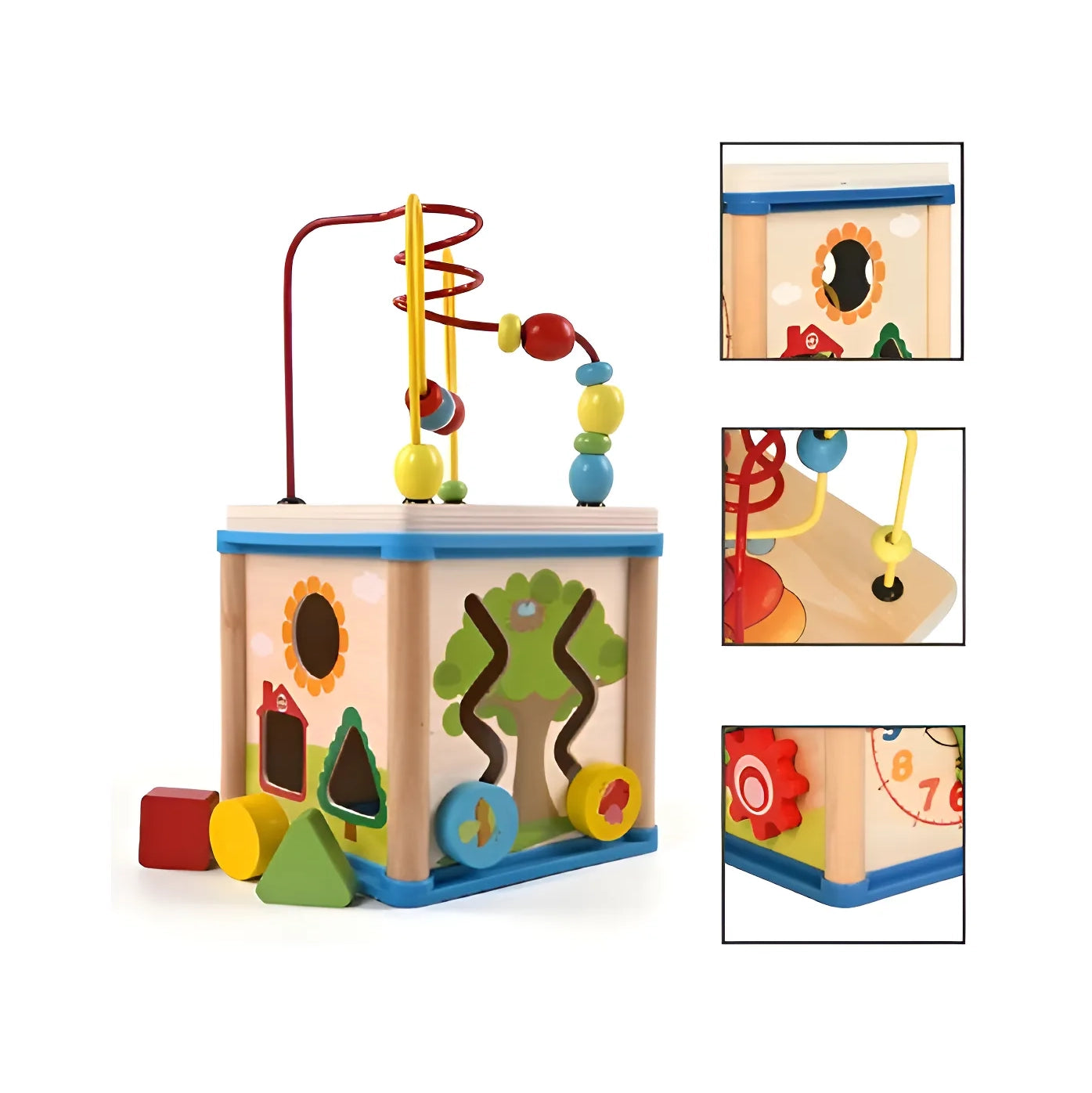 Cubo de aprendizaje 5 en 1 encaje