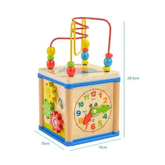 Cubo de aprendizaje 5 en 1 encaje