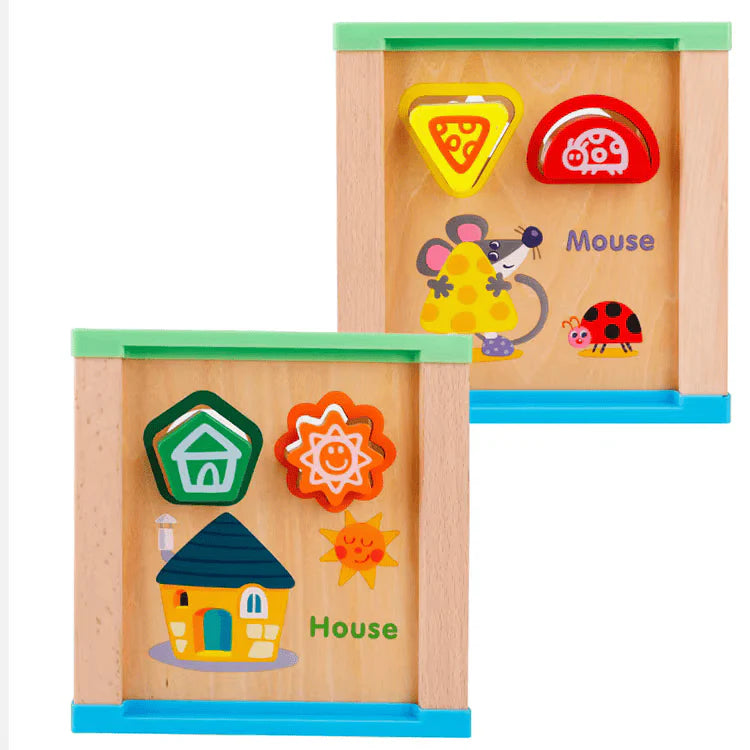 Cubo de aprendizaje 5 en 1 pizarra