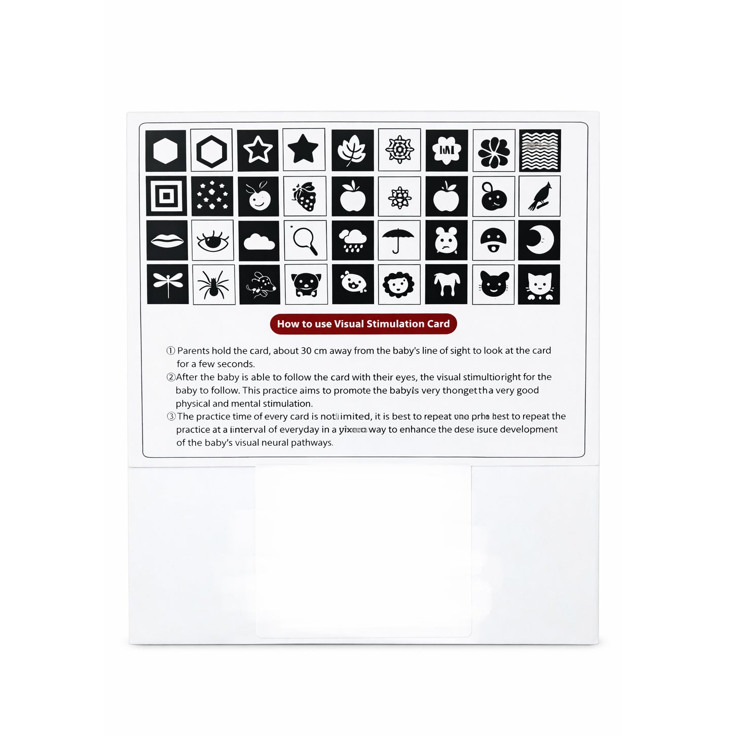 Set Tarjetas de Estimulacion Visual de 0 a 6 meses