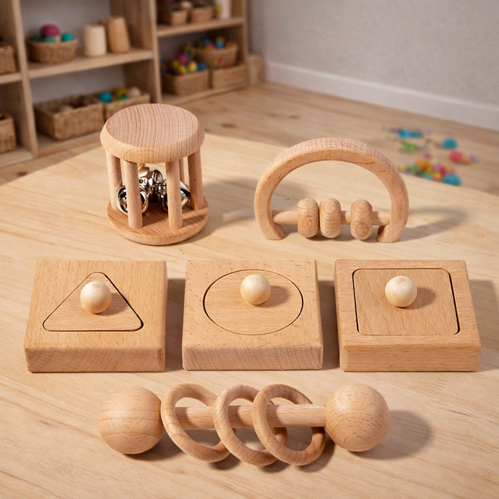 Set de cascabeles y encaje