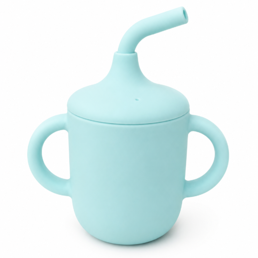 Vaso de Silicona con Bombilla