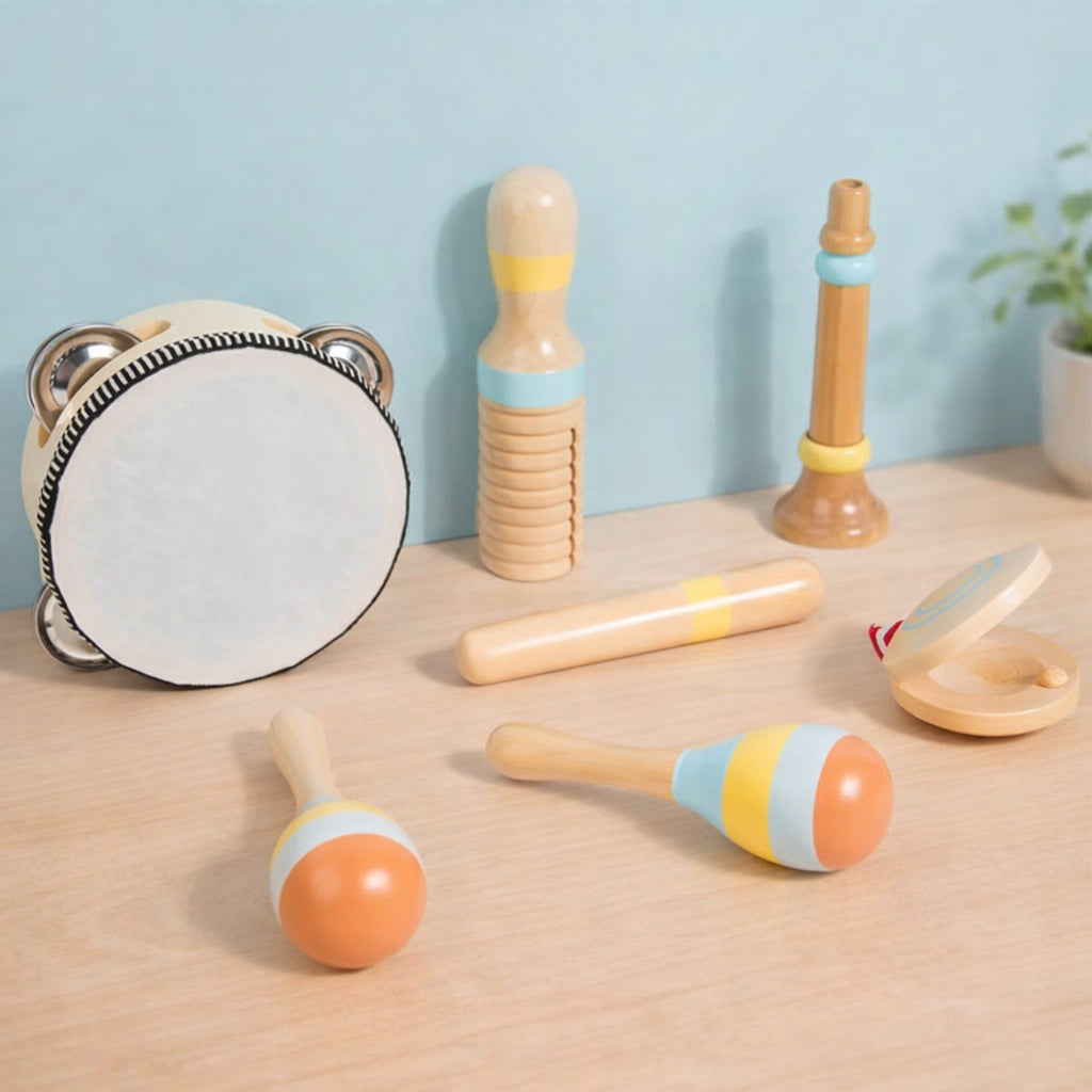 Set Musical 8 piezas de Madera