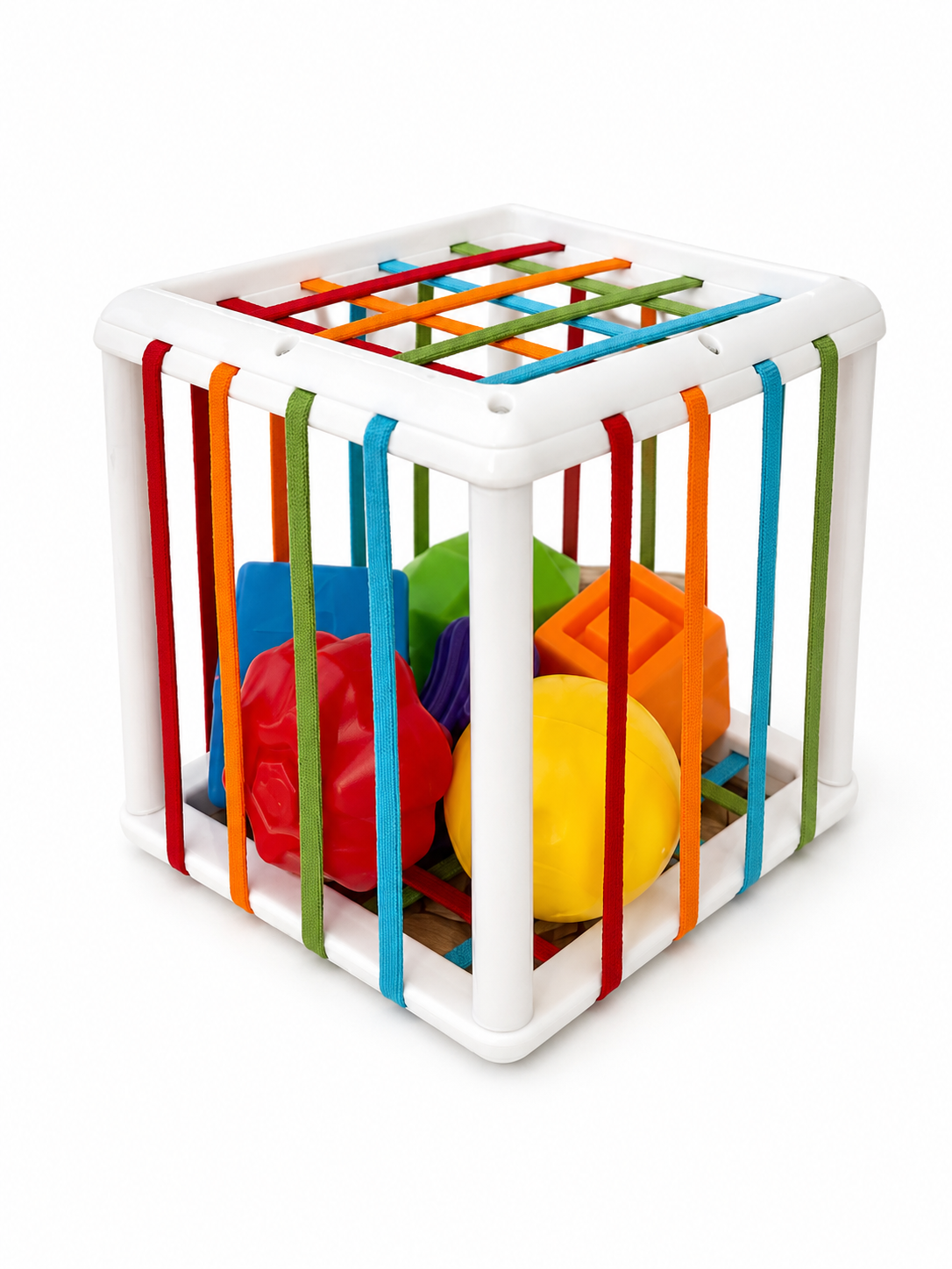 Cubo didáctico con elásticos XL