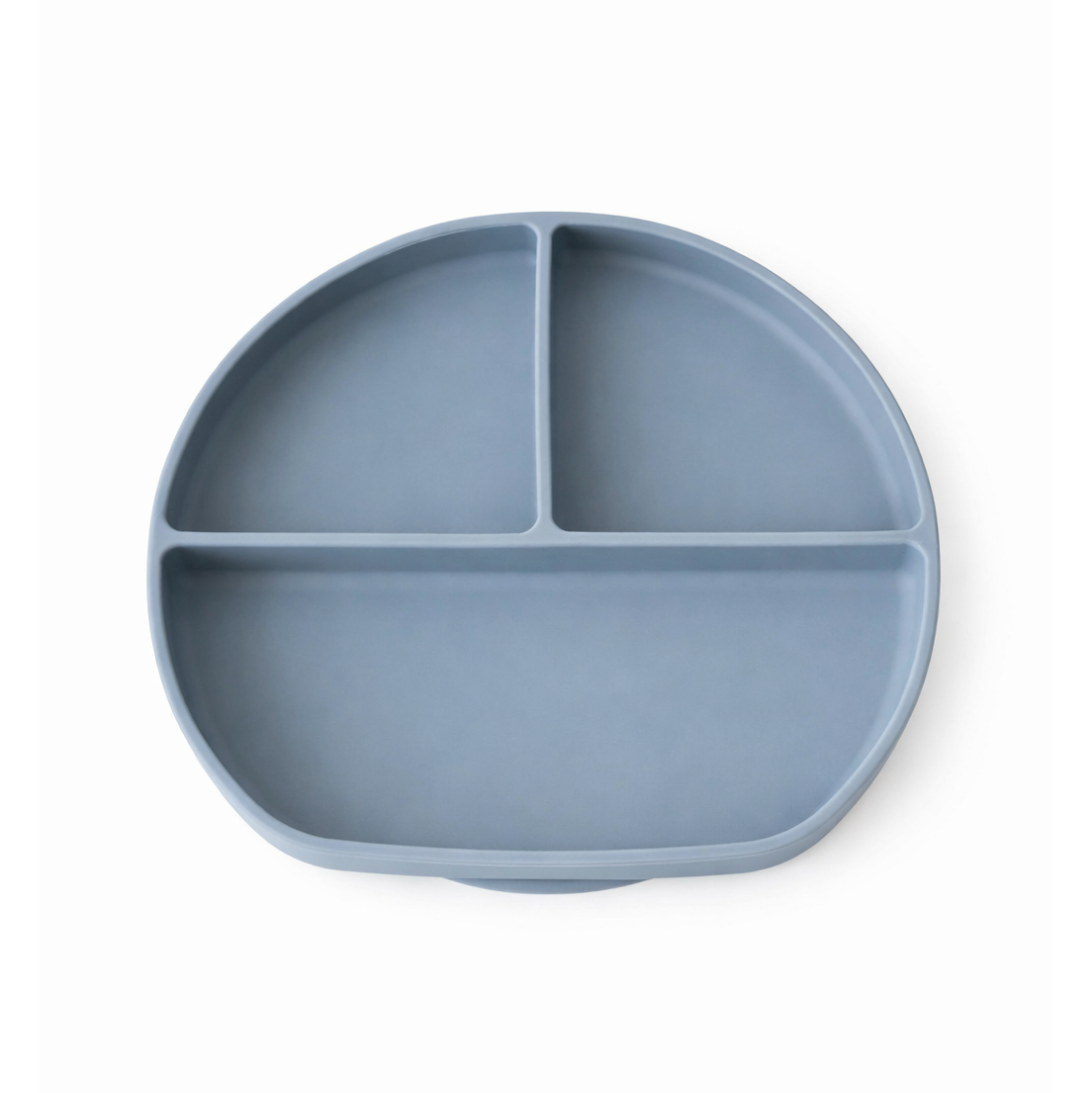 Plato Silicona con compartimientos y ventosa