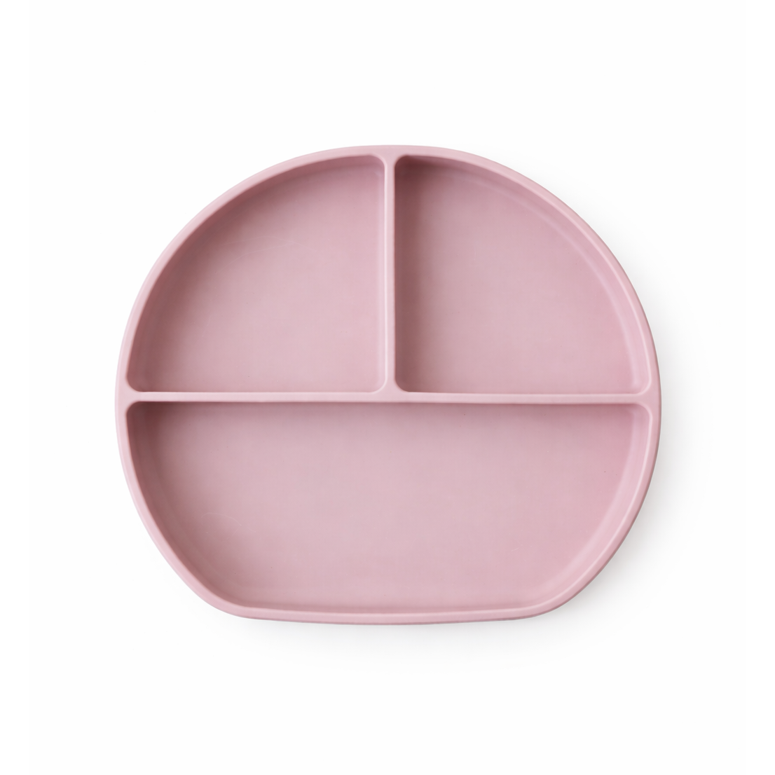 Plato Silicona con compartimientos y ventosa