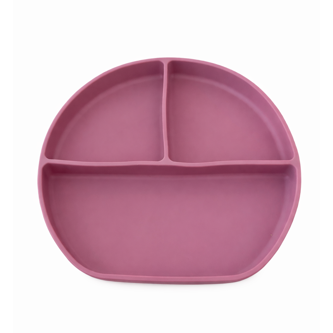 Plato Silicona con compartimientos y ventosa