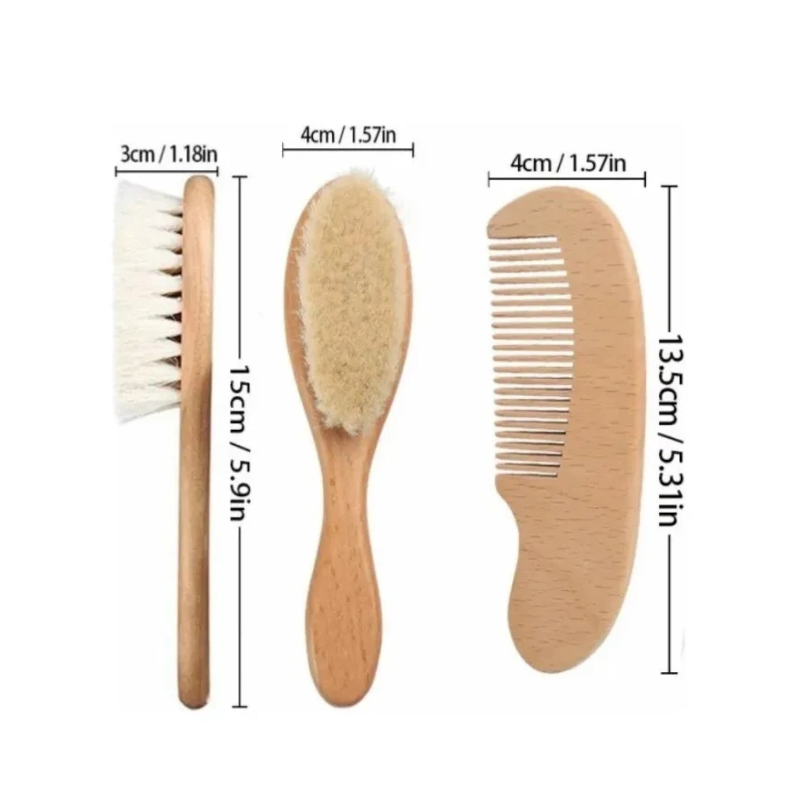 Set Cepillos de Madera