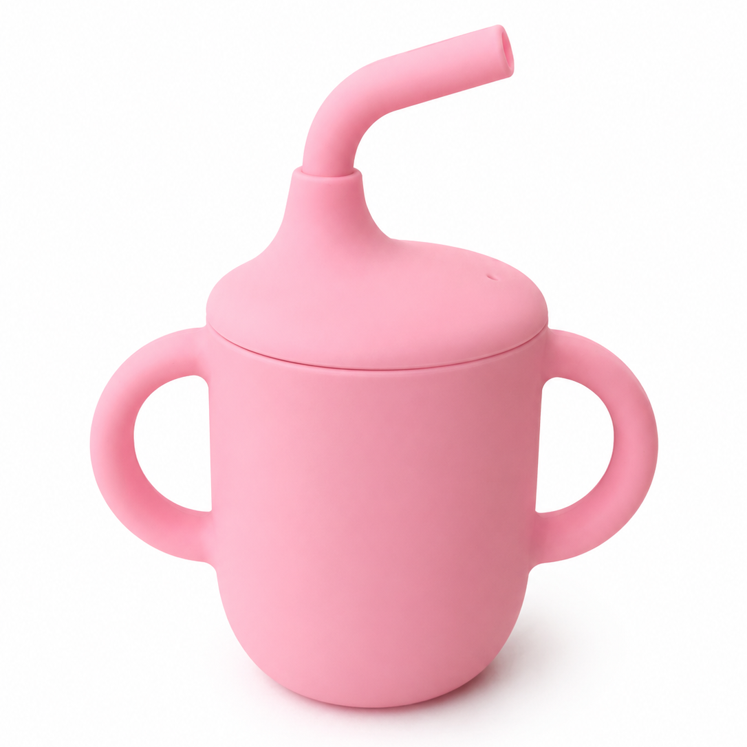 Vaso de Silicona con Bombilla