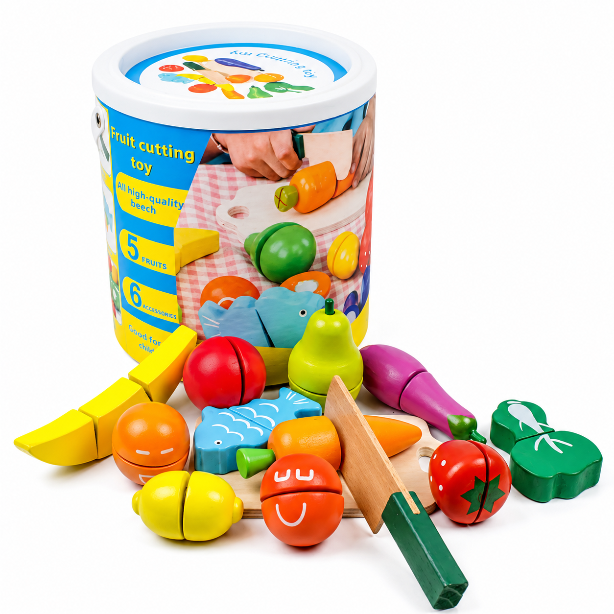 Balde de frutas y verduras