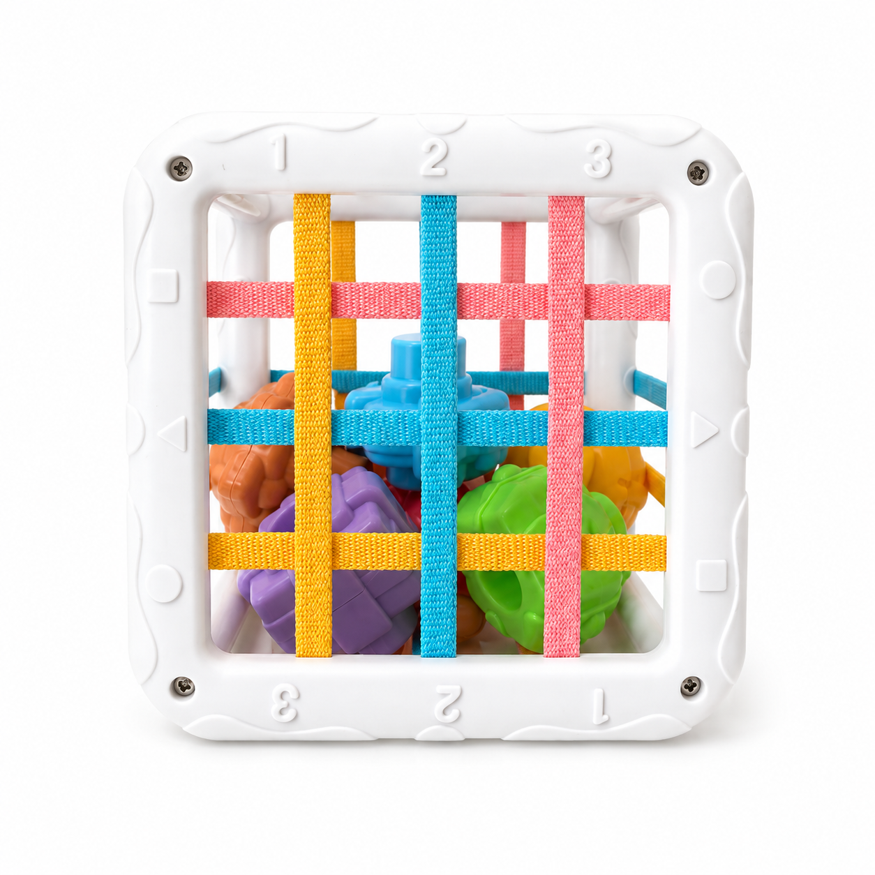 Cubo Didáctico con elásticos