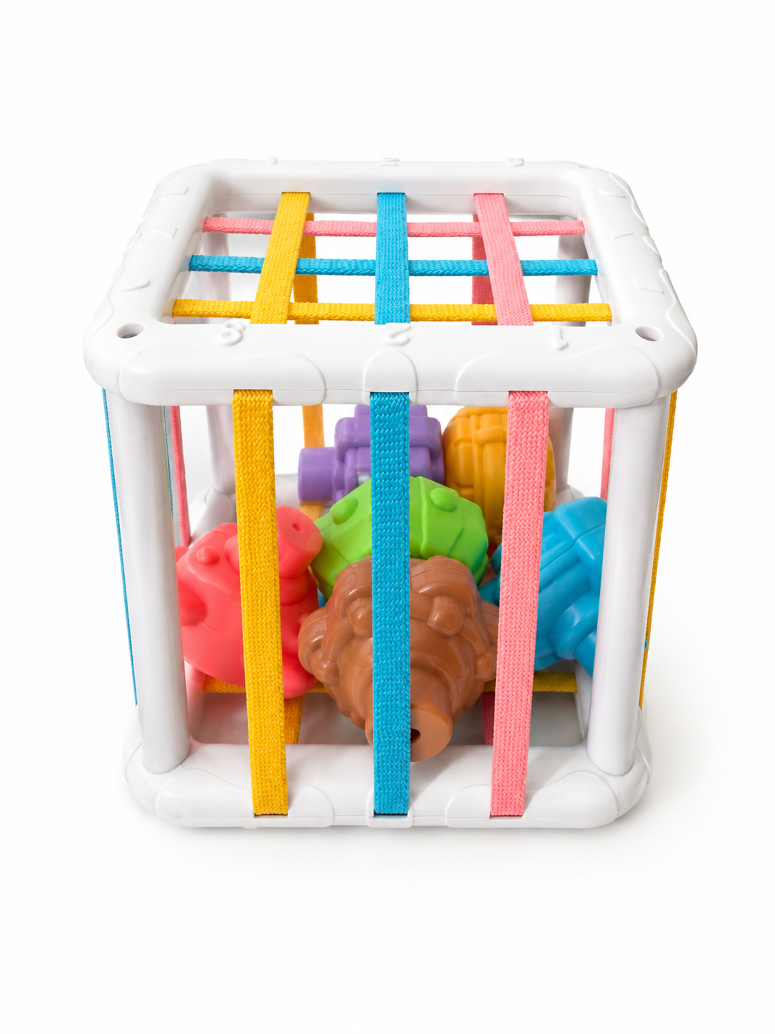 Cubo Didáctico con elásticos